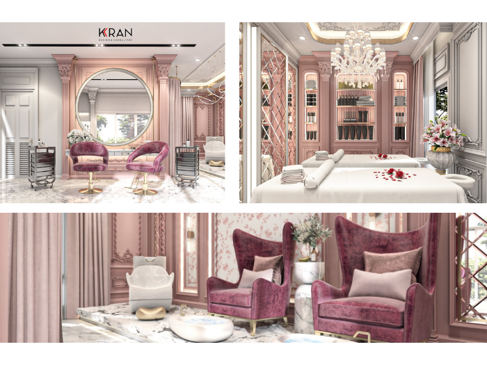 รับเหมาออกแบบพร้อมตกแต่งภายในร้านสปาความงามครบวงจร